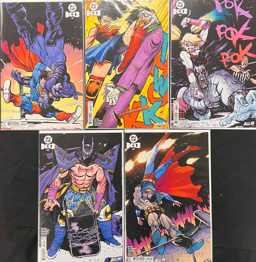 DC KO Daniel Warren Johnson Complete Cover Set