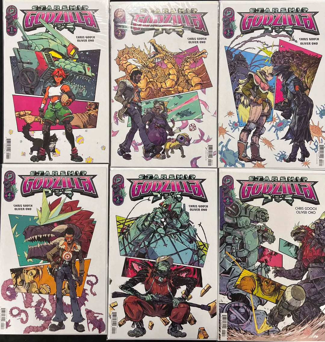 Starship Godzilla 1-6 Lot Complete Series