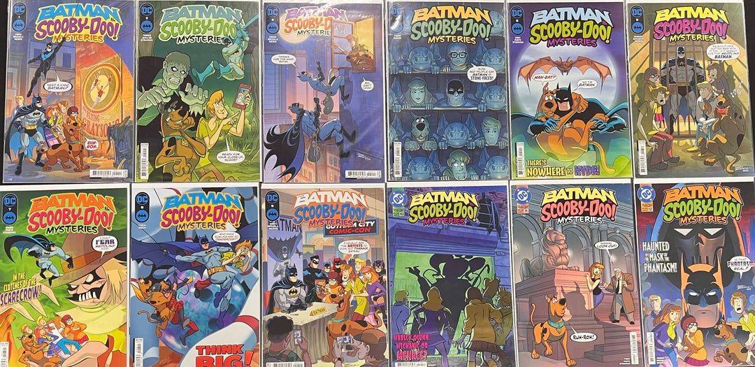 Batman Scooby Doo Mysteries 1-12 Lot Complete Series