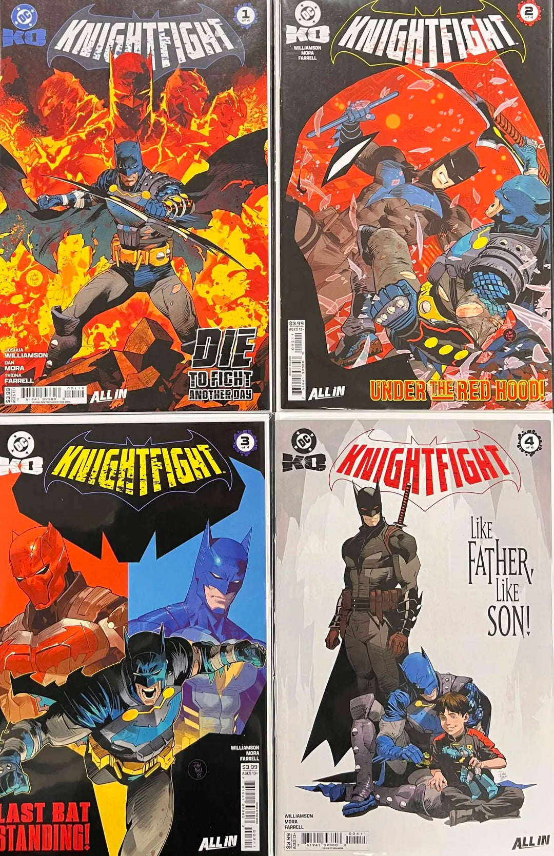 DC KO: KnightFight #1–4 2025 Complete Set
