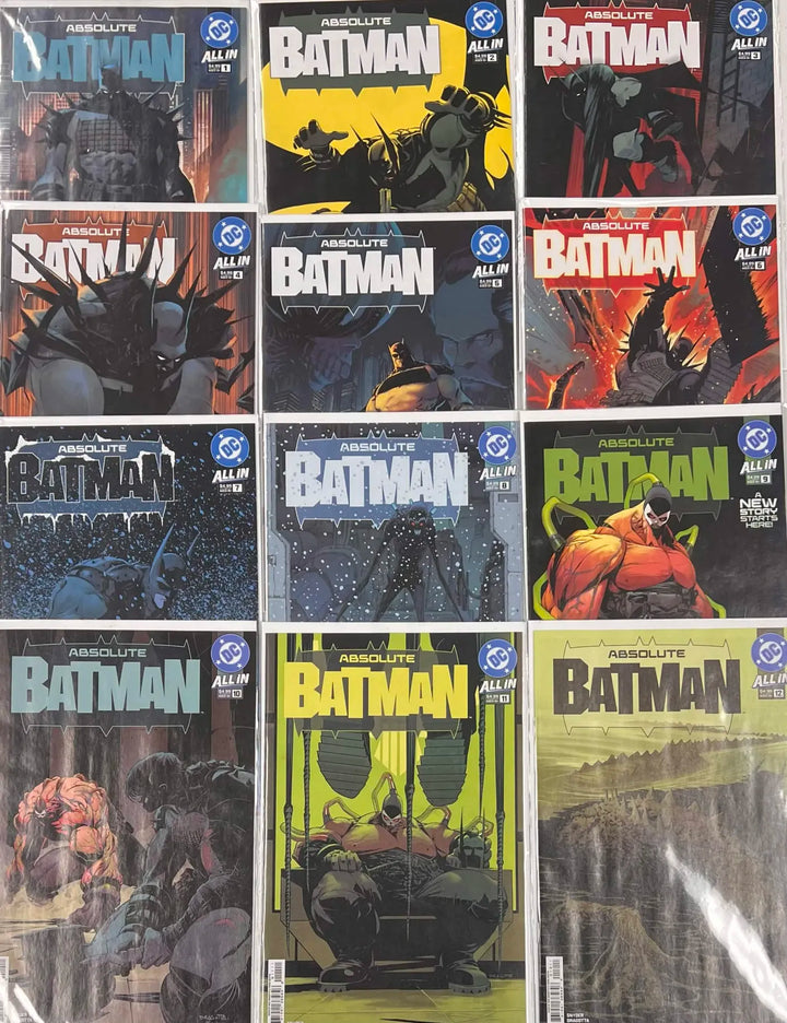Absolute Batman 1-21 + Annual, Ark M Special, and Absolute Wonder Woman 15