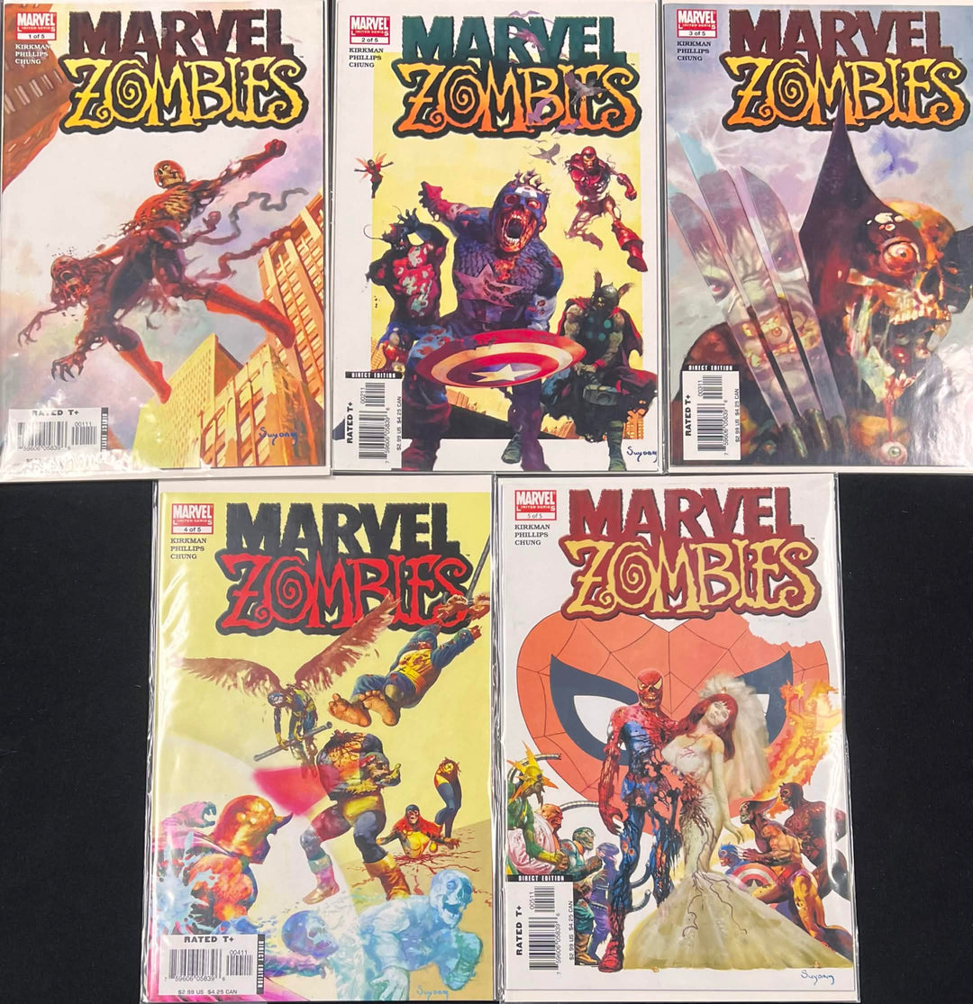 Marvel Zombies (2006) First Print Cover A 1-5 FULL SERIES