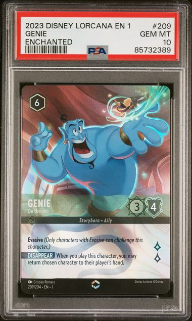 2023 DISNEY LORCANA EN 1-THE FIRST CHAPTER #209 GENIE ENCHANTED