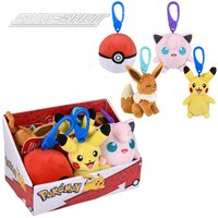 Assorted Pokemon Plush 3 1/2-Inch Clip-On