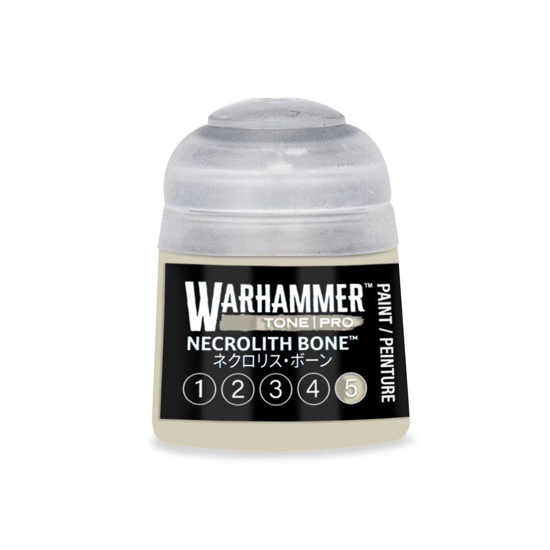 Warhammer Tone Pro: Necrolith Bone 5 (12 ml) paint pot