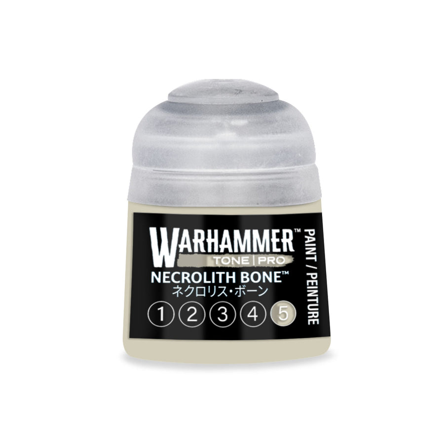 Warhammer Tone Pro: Necrolith Bone 5 (12 ml) paint pot