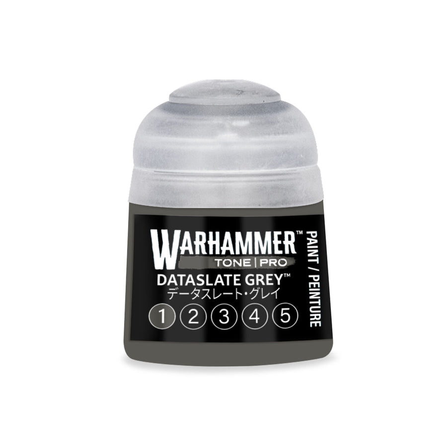 Warhammer Tone Pro: Dataslate Grey 1 (12 ml) paint pot
