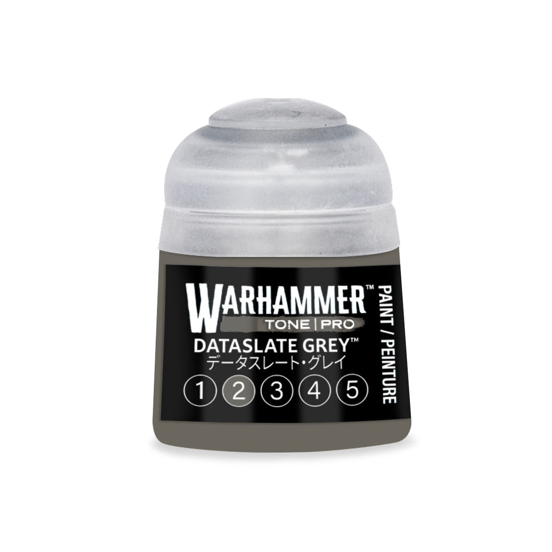 Warhammer Tone Pro: Dataslate Grey 2 (12 ml) paint pot
