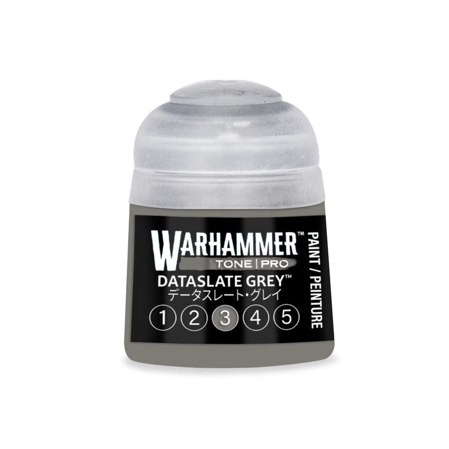 Warhammer Tone Pro: Dataslate Grey 3 (12 ml) paint pot