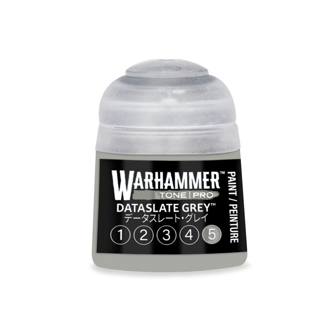 Warhammer Tone Pro: Dataslate Grey 5 (12 ml) paint pot
