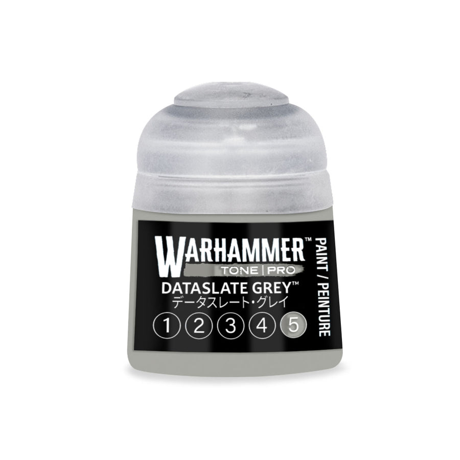 Warhammer Tone Pro: Dataslate Grey 5 (12 ml) paint pot