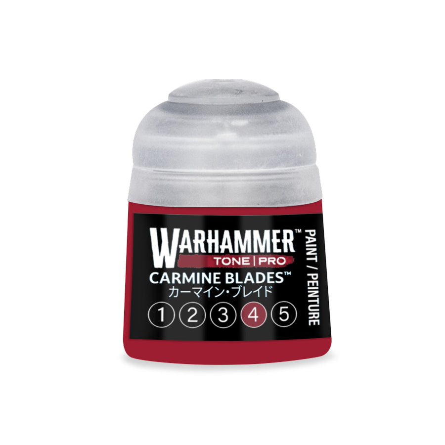 Warhammer Tone Pro: Carmine Blades 4 (12 ml) paint pot