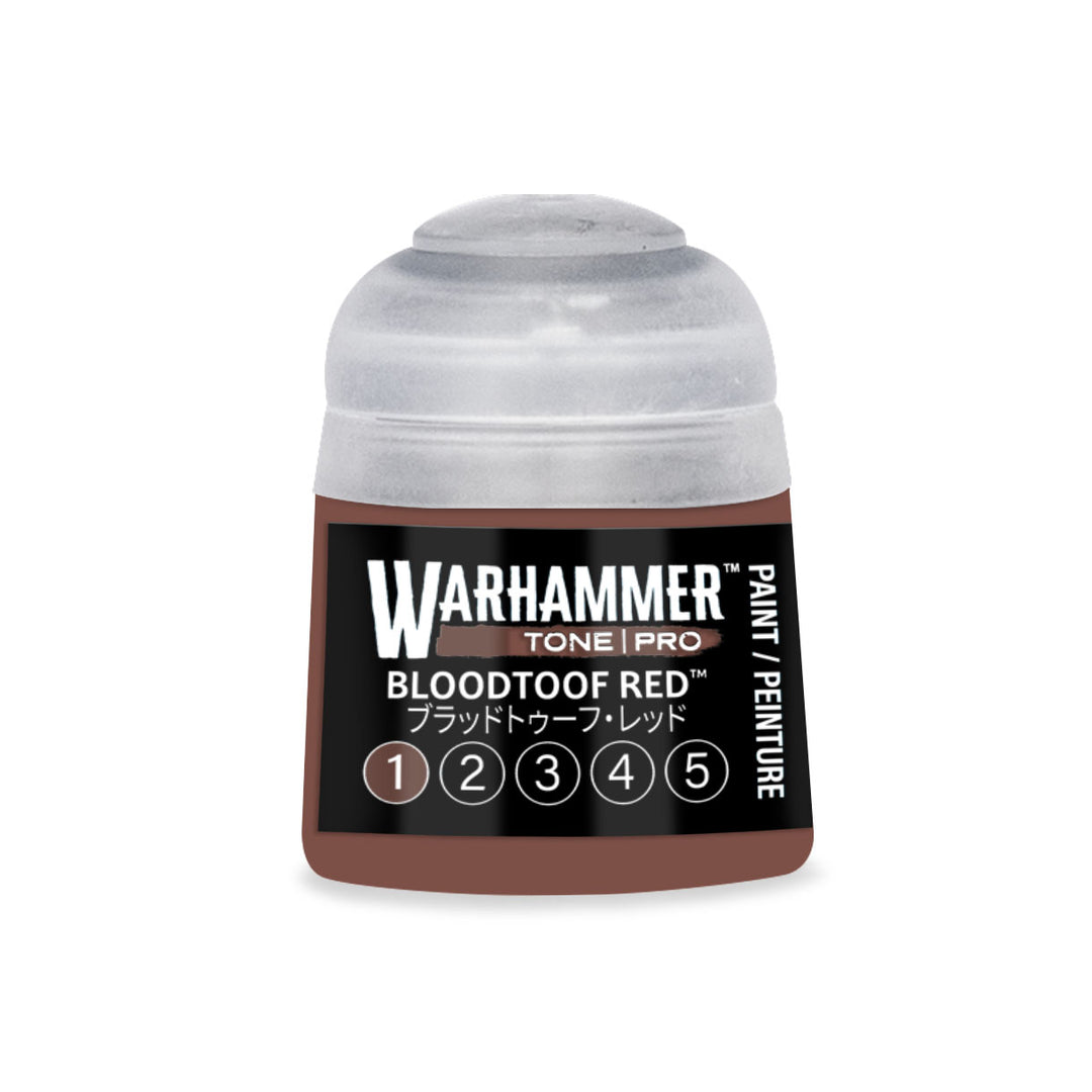 Warhammer Tone Pro: Bloodtoof Red 1 (12 ml) paint pot