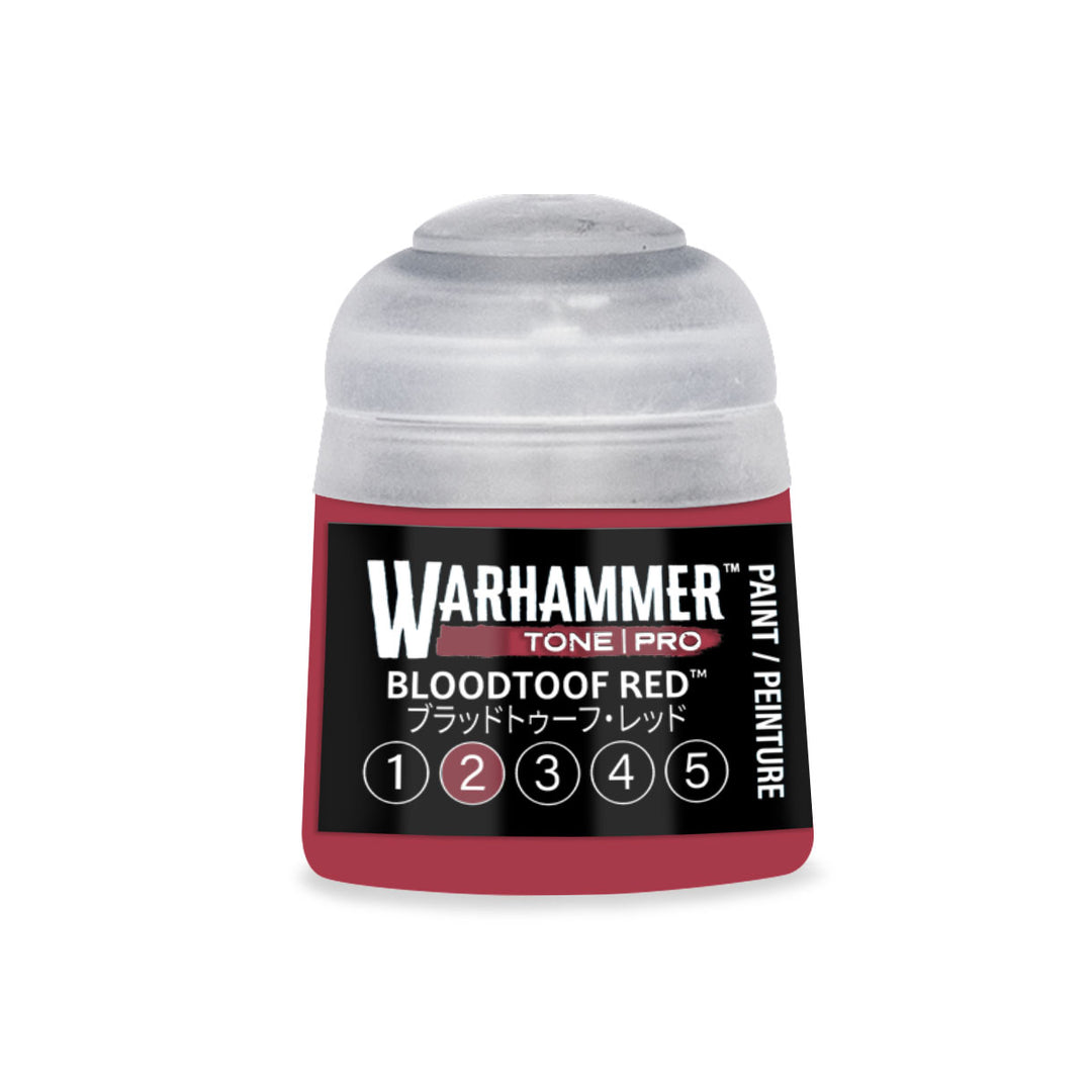 Warhammer Tone Pro: Bloodtoof Red 2 (12 ml) paint pot