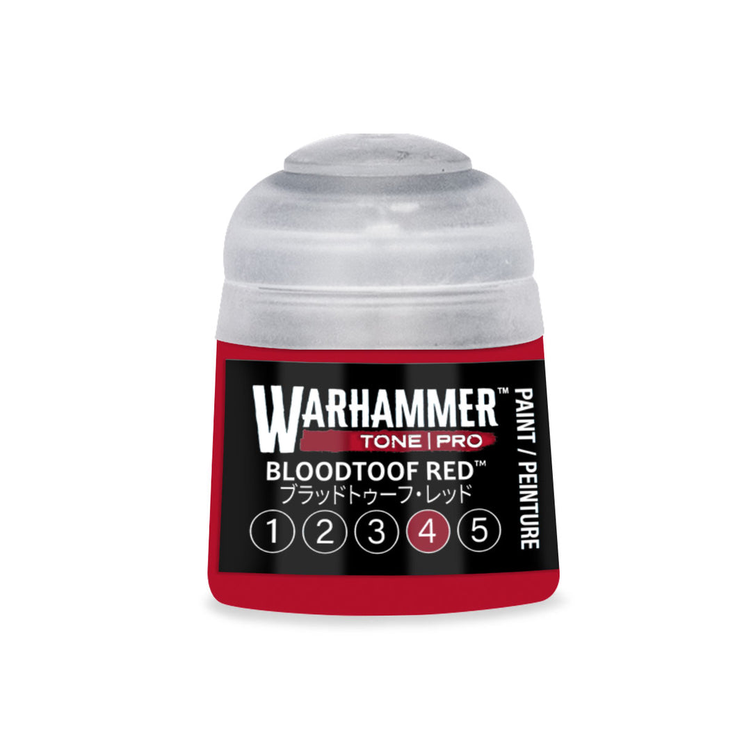 Warhammer Tone Pro: Bloodtoof Red 4 (12 ml) paint pot