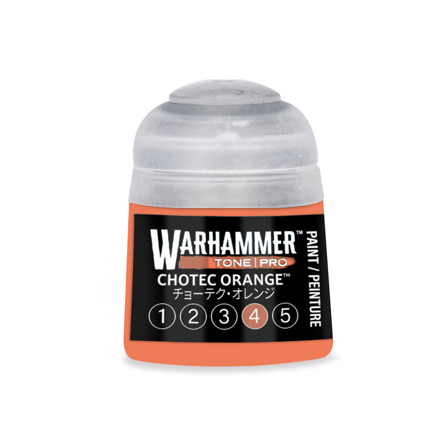 Warhammer Tone Pro: Chotec Orange 4 (12 ml) paint pot