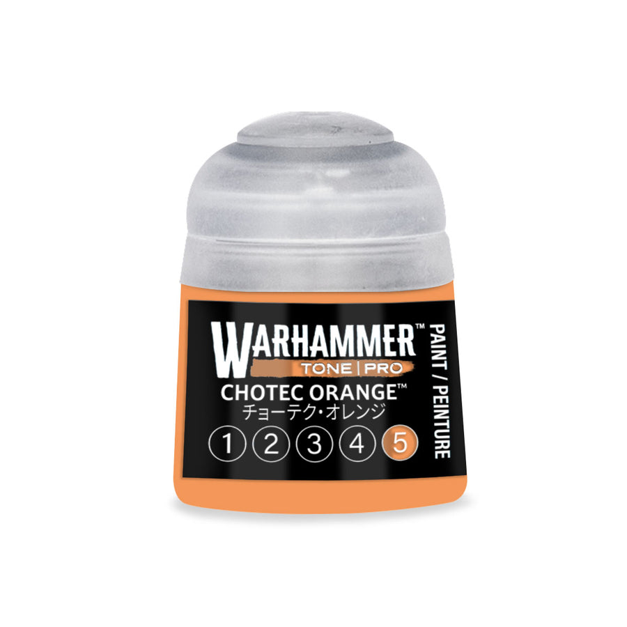Warhammer Tone Pro: Chotec Orange 5 (12 ml) paint pot