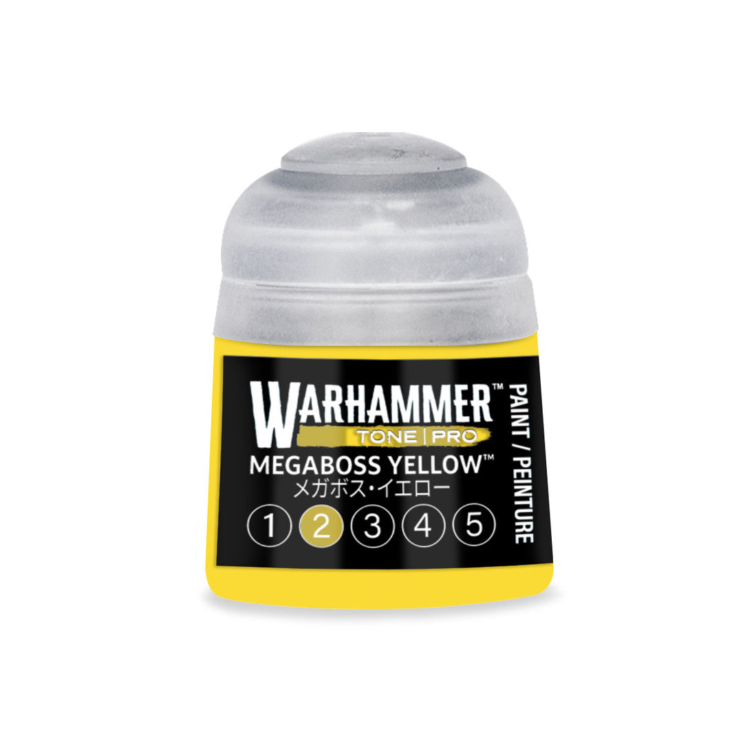 Warhammer Tone Pro: Megaboss Yellow 2 (12 ml) paint pot