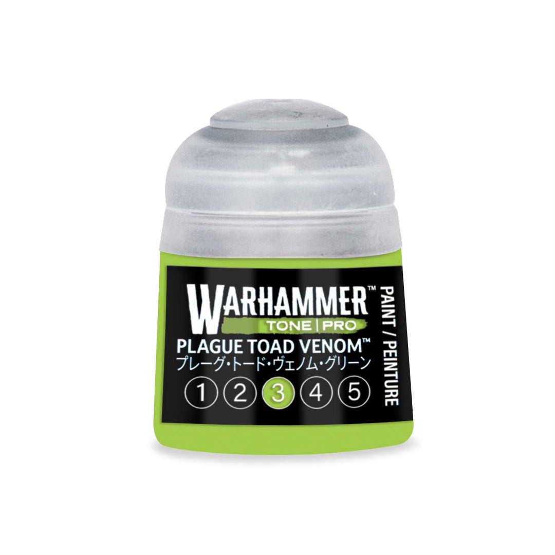 Warhammer Tone Pro: Plague Toad Venom 3 (12 ml) paint pot
