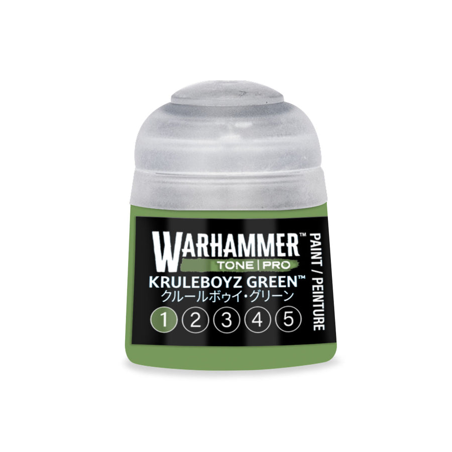 Warhammer Tone Pro: Kruleboyz Green 1 (12 ml) paint pot
