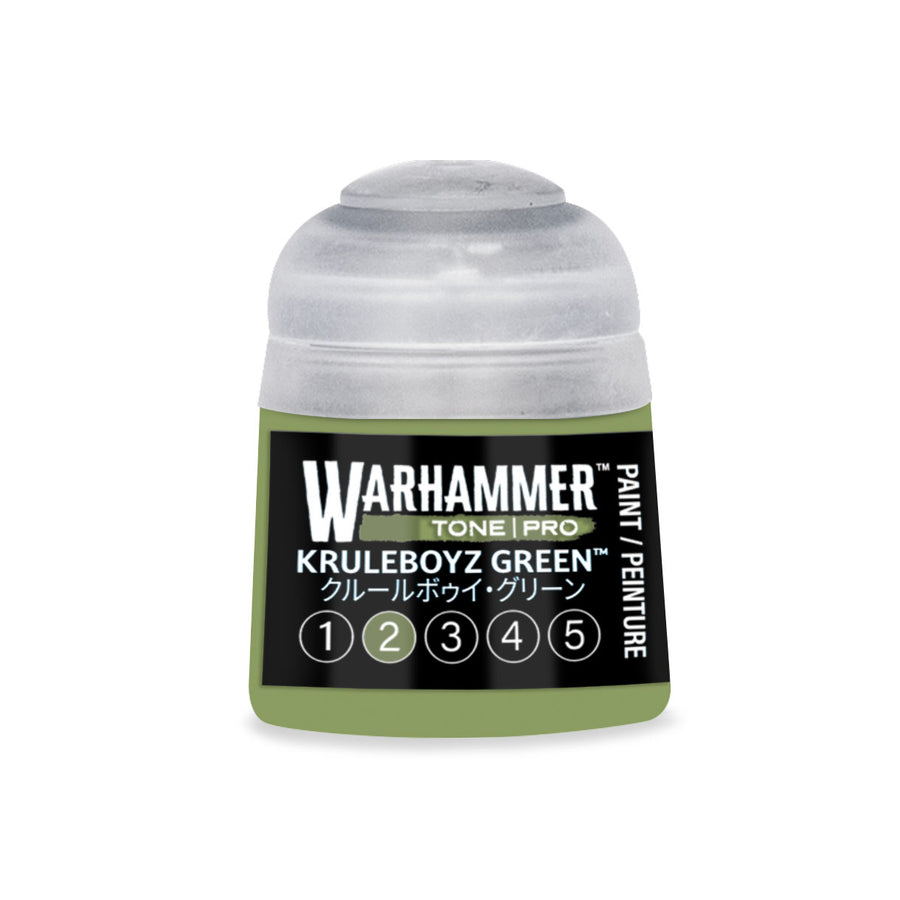 Warhammer Tone Pro: Kruleboyz Green 2 (12 ml) paint pot