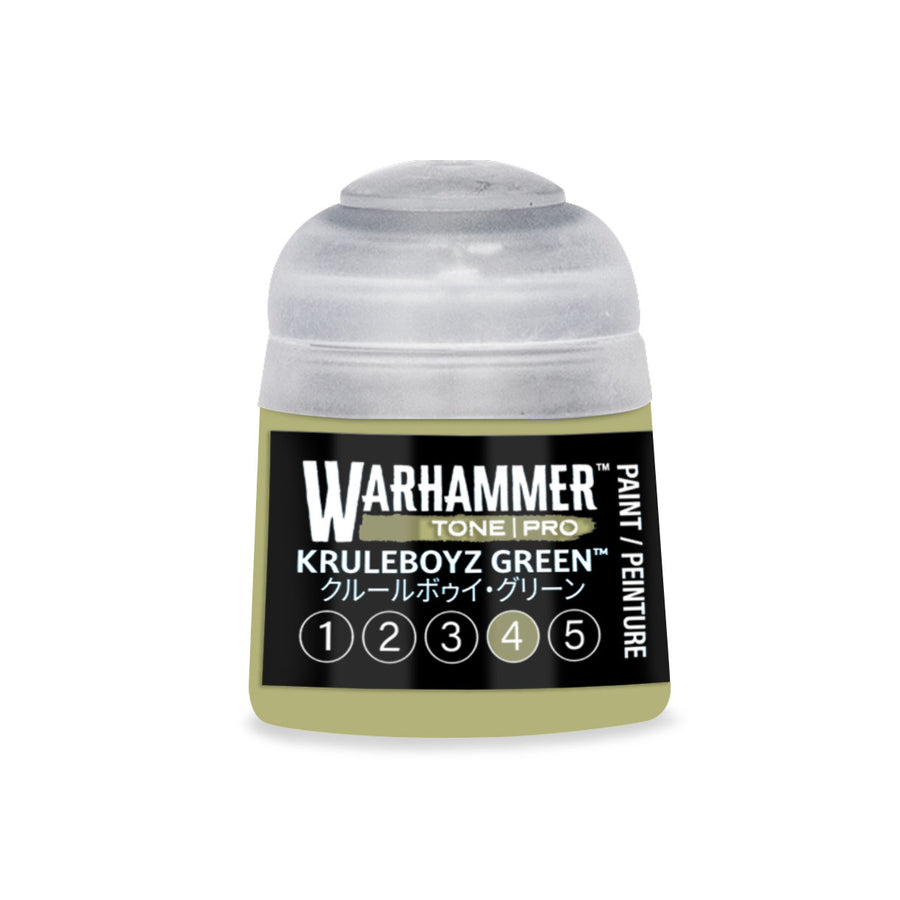 Warhammer Tone Pro: Kruleboyz Green 4 (12 ml) paint pot