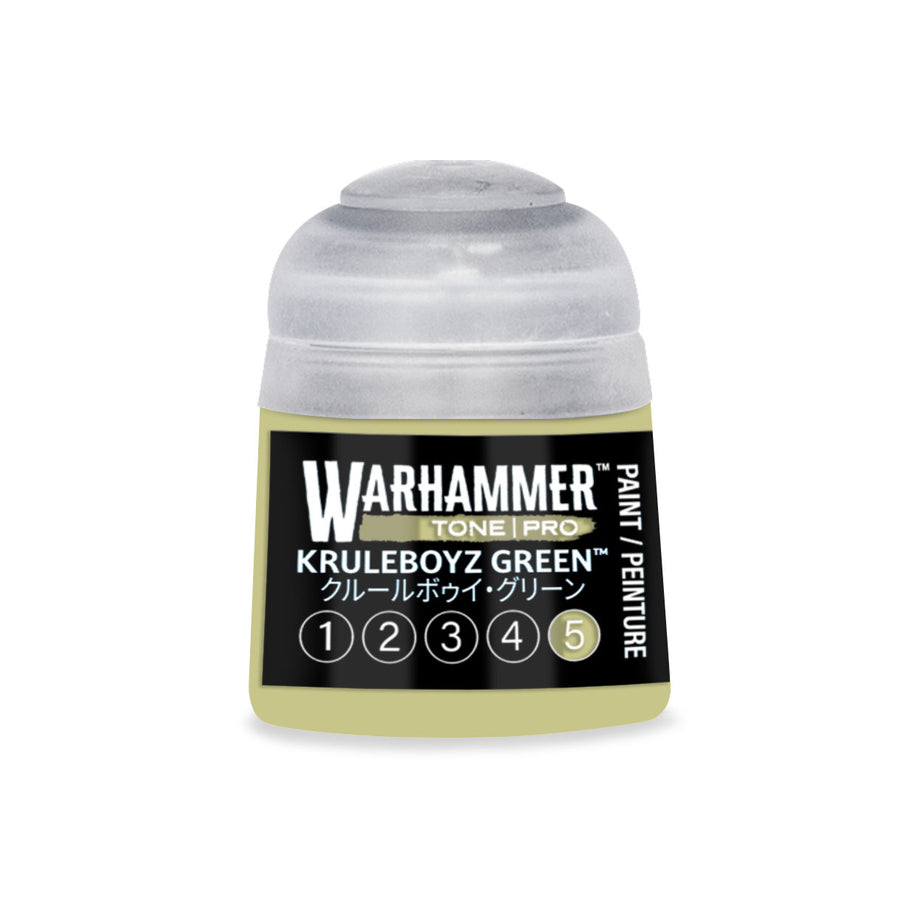 Warhammer Tone Pro: Kruleboyz Green 5 (12 ml) paint pot