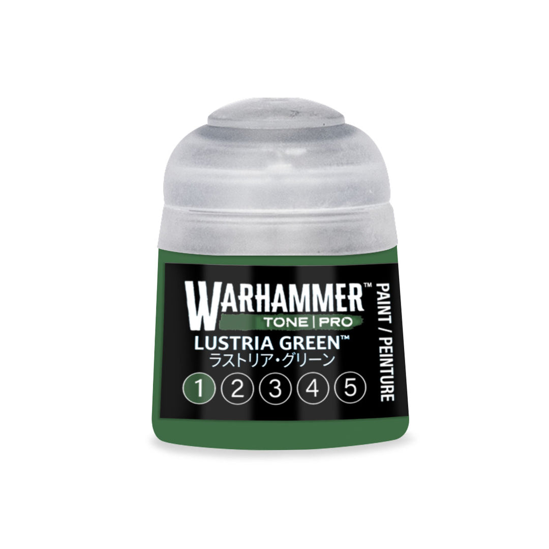 Warhammer Tone Pro: Lustria Green 1 (12 ml) paint pot