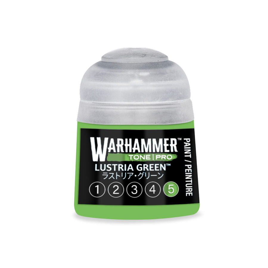Warhammer Tone Pro: Lustria Green 5 (12 ml) paint pot