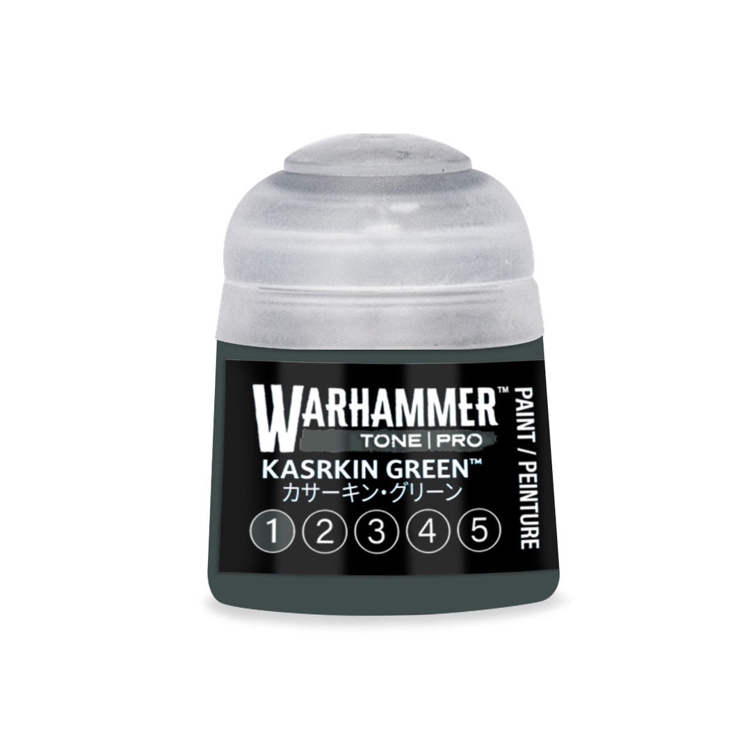 Warhammer Tone Pro: Kasrkin Green 1 (12 ml) paint pot