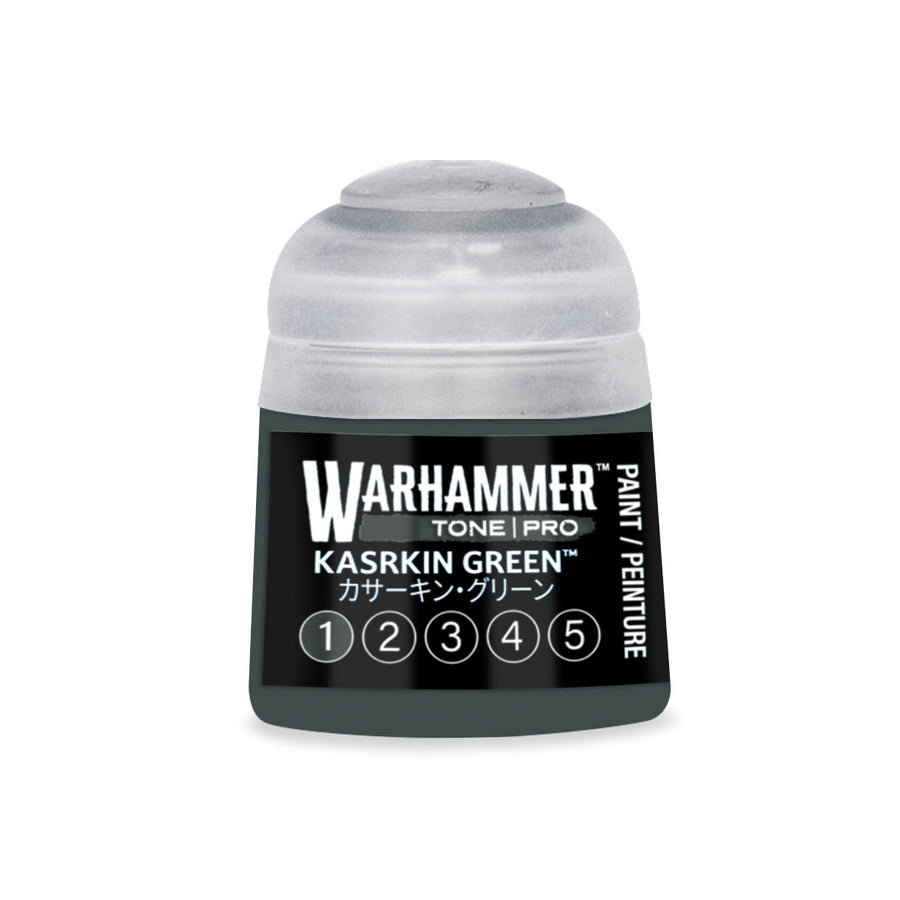 Warhammer Tone Pro: Kasrkin Green 1 (12 ml) paint pot