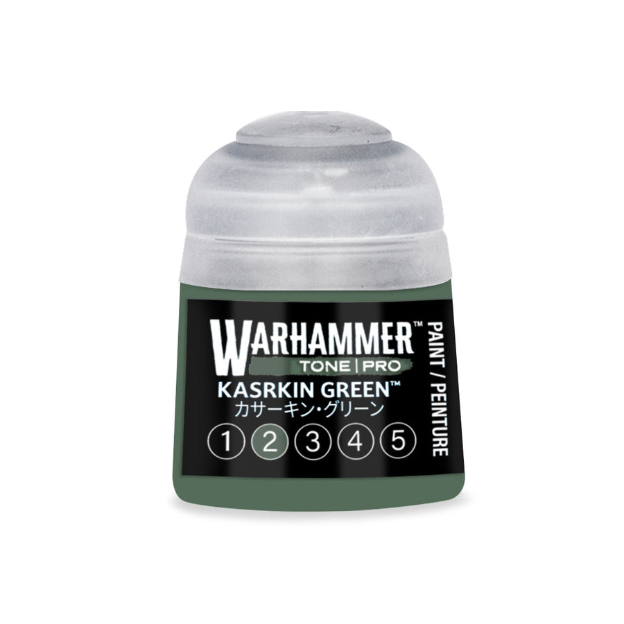 Warhammer Tone Pro: Kasrkin Green 2 (12 ml) paint pot
