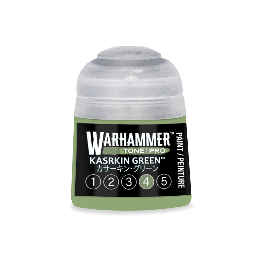 Warhammer Tone Pro: Kasrkin Green 4 (12 ml) paint pot