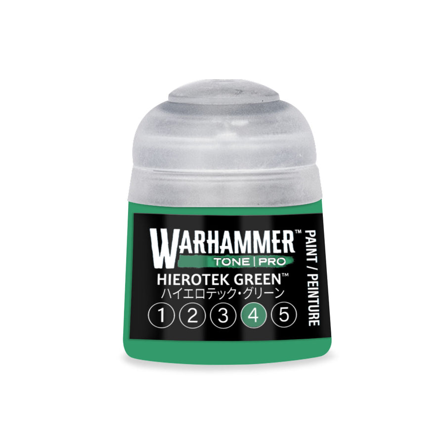 Warhammer Tone Pro: Hierotek Green 4 (12 ml) paint pot
