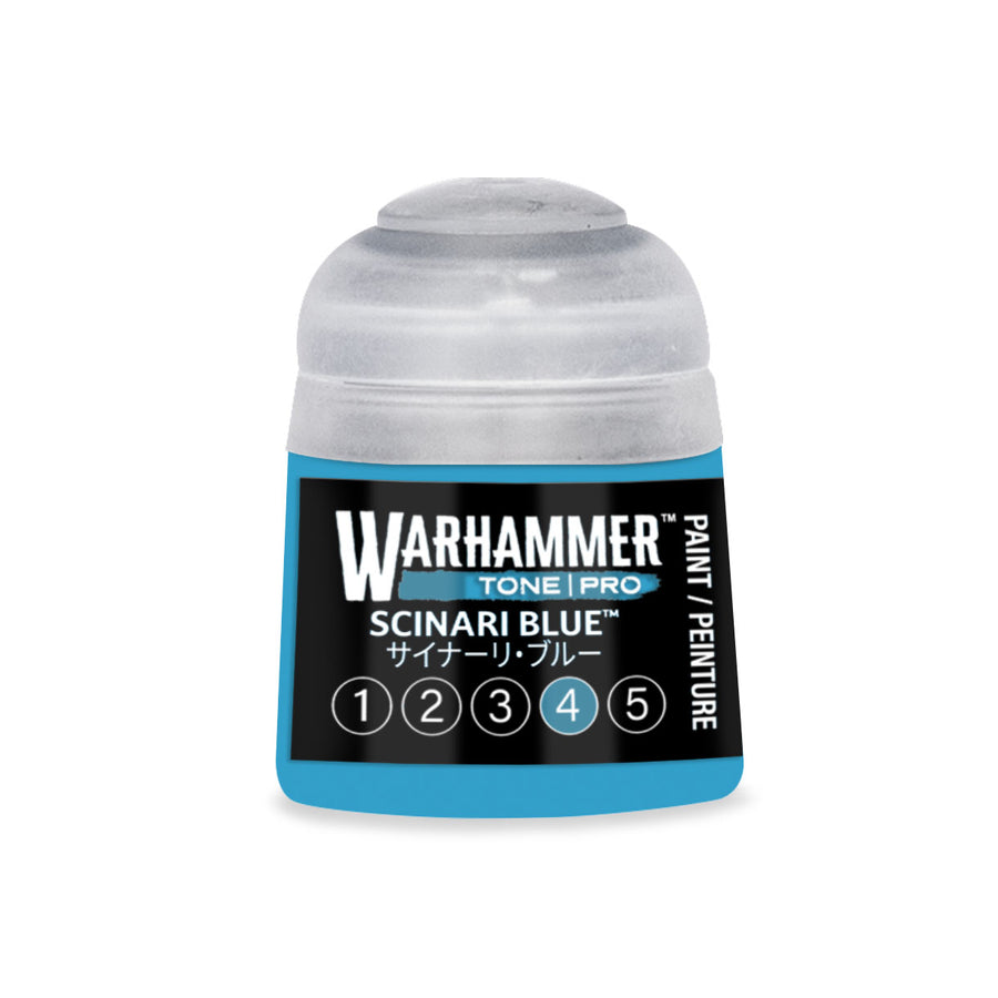 Warhammer Tone Pro: Scinari Blue 4 (12 ml) paint pot