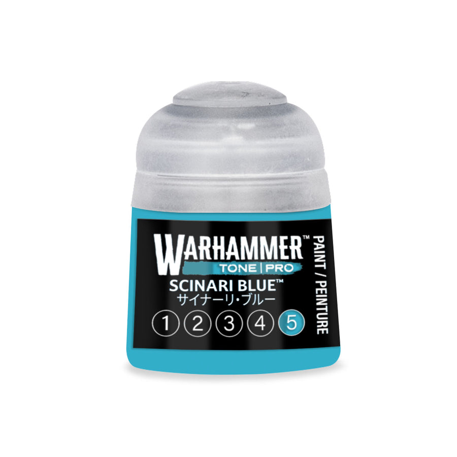 Warhammer Tone Pro: Scinari Blue 5 (12 ml) paint pot