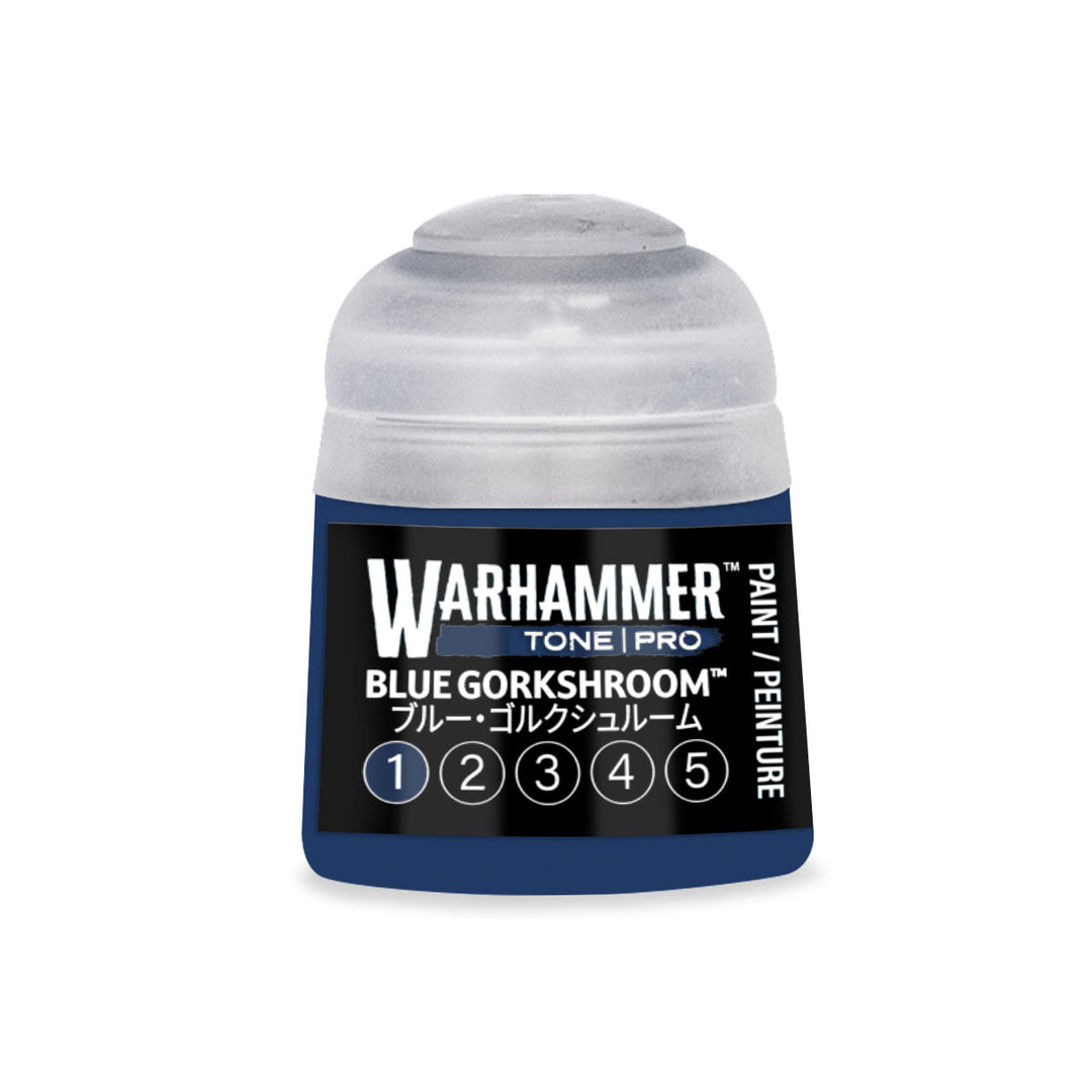 Warhammer Tone Pro: Blue Gorkshroom 1 (12 ml) paint pot