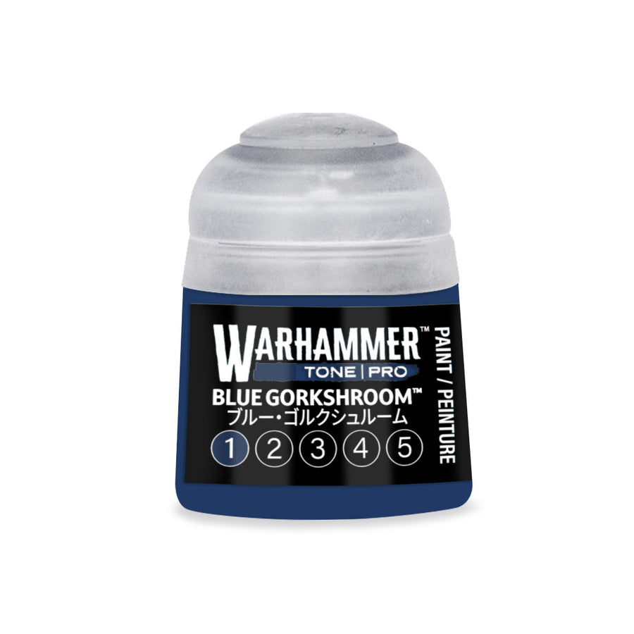 Warhammer Tone Pro: Blue Gorkshroom 1 (12 ml) paint pot