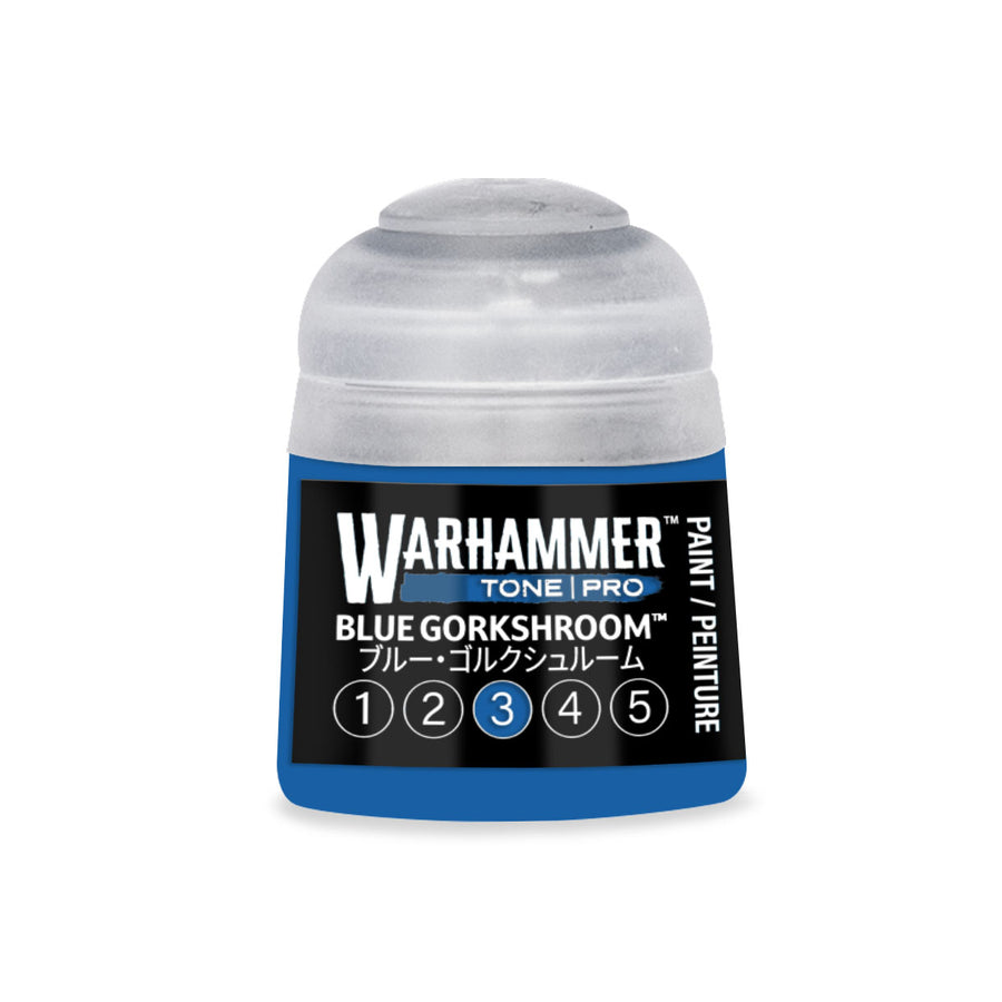 Warhammer Tone Pro: Blue Gorkshroom 3 (12 ml) paint pot