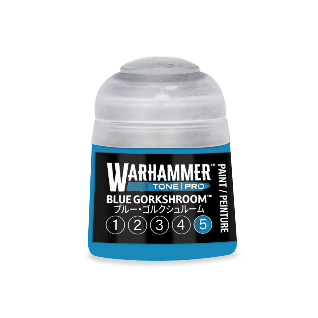 Warhammer Tone Pro: Blue Gorkshroom 5 (12 ml) paint pot