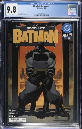 Absolute Batman #1 (2024) Cover A CGC 9.8
