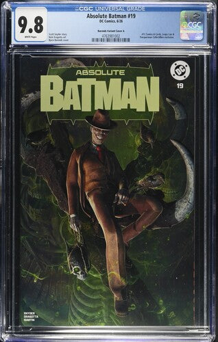 Absolute Batman #19 (2026) Barends Variant A CGC 9.8
