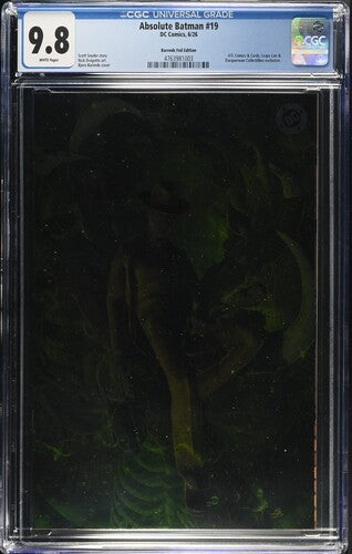Absolute Batman #19 (2026) Barends Foil Variant CGC 9.8