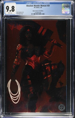 Absolute Wonder Woman #20 (2026) Dave Wilkins Foil Variant CGC 9.8