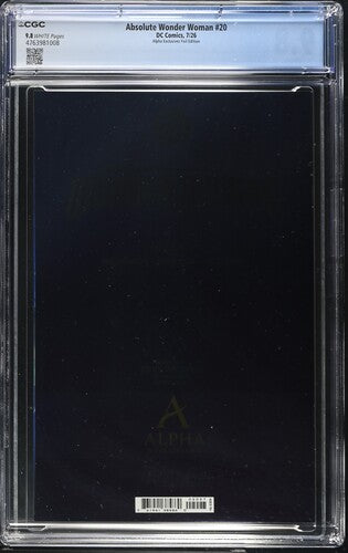 Absolute Wonder Woman #20 (2026) Dave Wilkins Foil Variant CGC 9.8