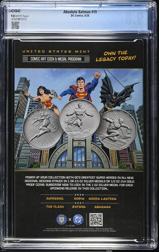 Absolute Batman #19 (2026) Cover A CGC 9.8