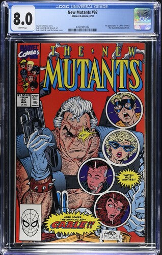 New Mutants #87 (1990) CGC 8.0