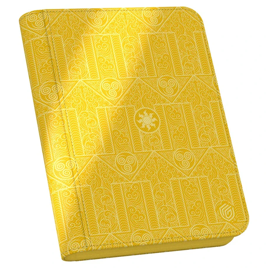 Binder: 4-Pocket: ZipFolio: Magic the Gathering: Avatar The Last Airbender: Mana Symbol Yellow