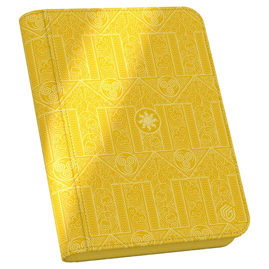 Binder: 4-Pocket: ZipFolio: Magic the Gathering: Avatar The Last Airbender: Mana Symbol Yellow