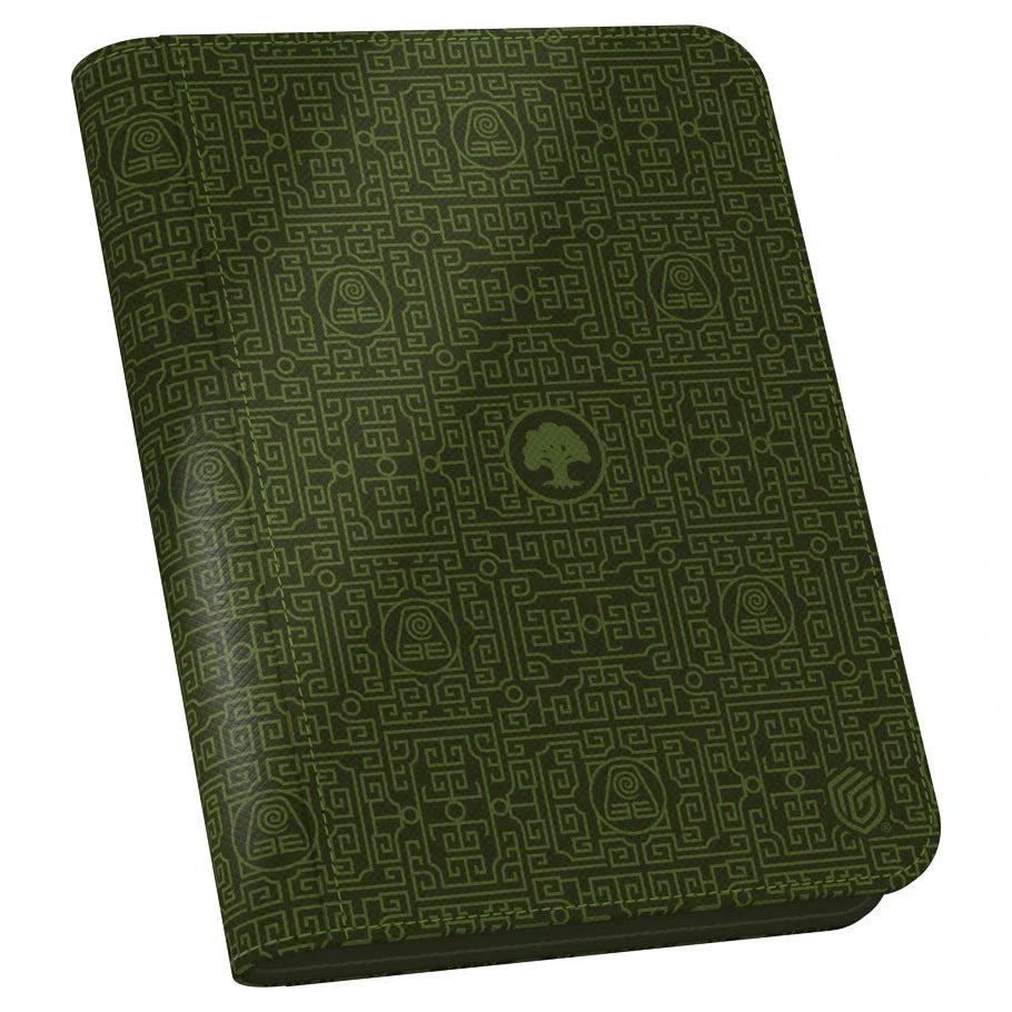 Binder: 4-Pocket: ZipFolio: Magic the Gathering: Avatar The Last Airbender: Mana Symbol Green
